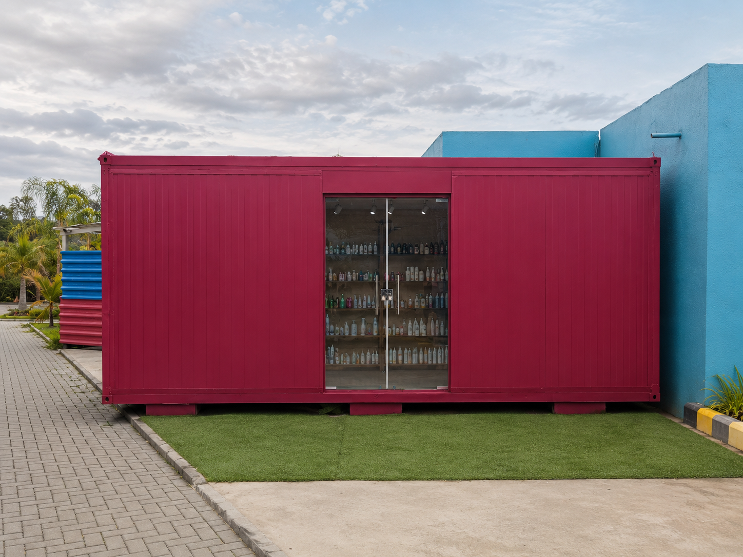Container mercadinho - loja de cosméticos Aquabeat